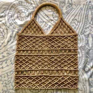 Crochet handbag